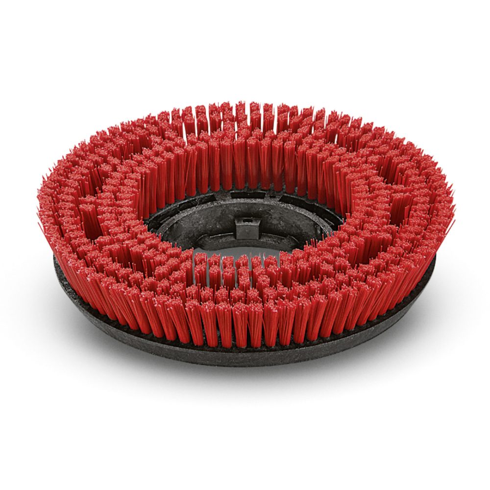 Kärcher - Scheibenbürste, Mittel, Rot, 385 mm