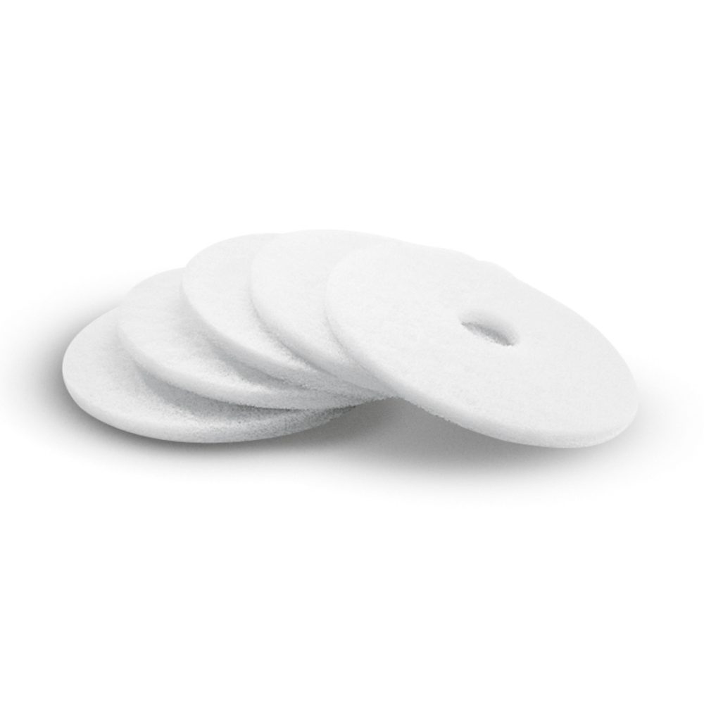 Kärcher - Pad, Sehr Weich, Weiß, 432 mm, 5 Stück
