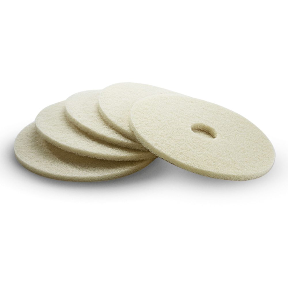 Kärcher - Pad, Weich, Beige, 330 mm, 5 Stück