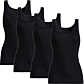 Conta Feinripp Damen-Unterhemd im 4er-Pack