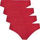 Conta Feinripp Damen-Hüftslips im 4er-Pack