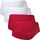 Conta Feinripp Damen-Taillenslip im 4er-Pack
