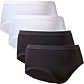 Conta Feinripp Damen-Taillenslip im 4er-Pack