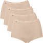 Sloggi Single-Jersey Damen-Taillenslip Basic+ im 4er-Pack