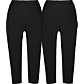 REDBEST Single-Jersey Damen-Capri-Leggings im 2er-Pack