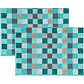 Cawö Walk-Frottier Jacquard Gästetuch Unique Karo im 2er-Pack