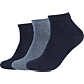 Camano Bio Unisex-Kurzsocken 3 Paar