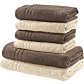 REDBEST Frottier-Set New York 2-farbig 6-teilig