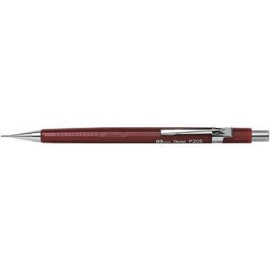 PENTEL Druckbleistift Sharp 0.5mm P205-B rot mit Radiergummi