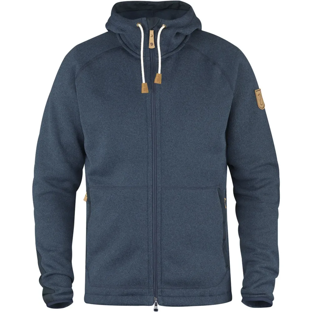 Fjällräven Herren Övik Fleece Hoodie Jacke