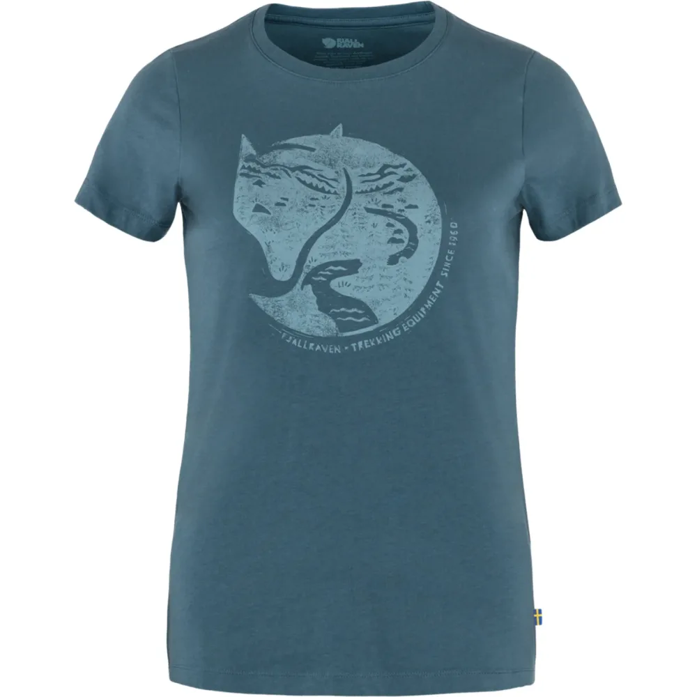 Fjällräven Damen Arctic Fox Print T-Shirt