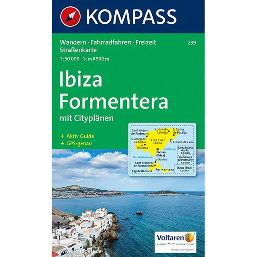 Kompass Verlag WK 239 Ibiza - Formentera
