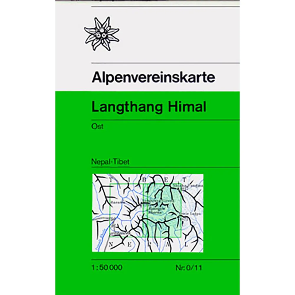DAV AV-Karte 0/11 Langthang Himal Ost