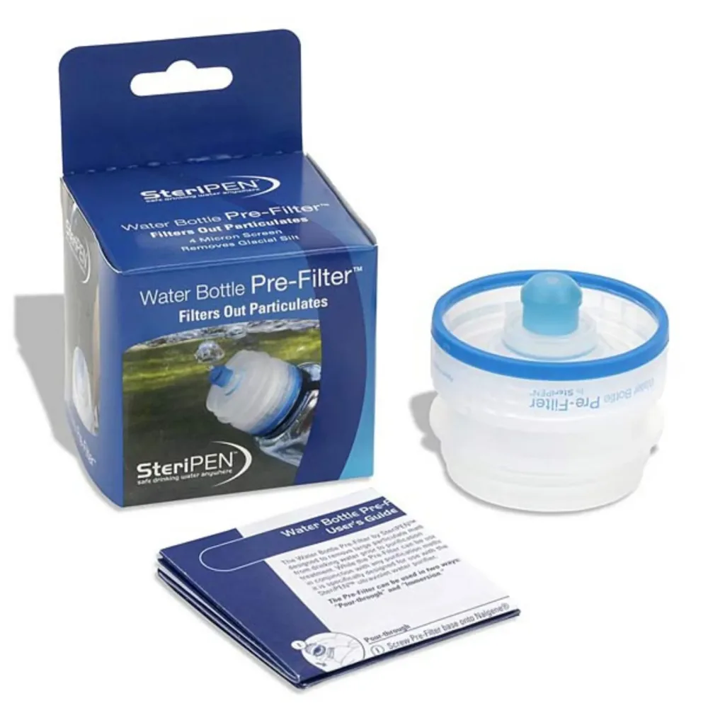 SteriPEN Pre-Filter Water Bottle