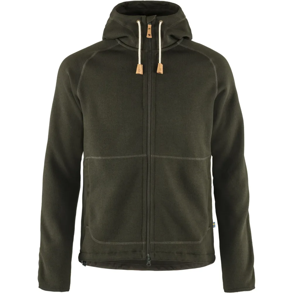 Fjällräven Herren Övik Fleece Hoodie Jacke