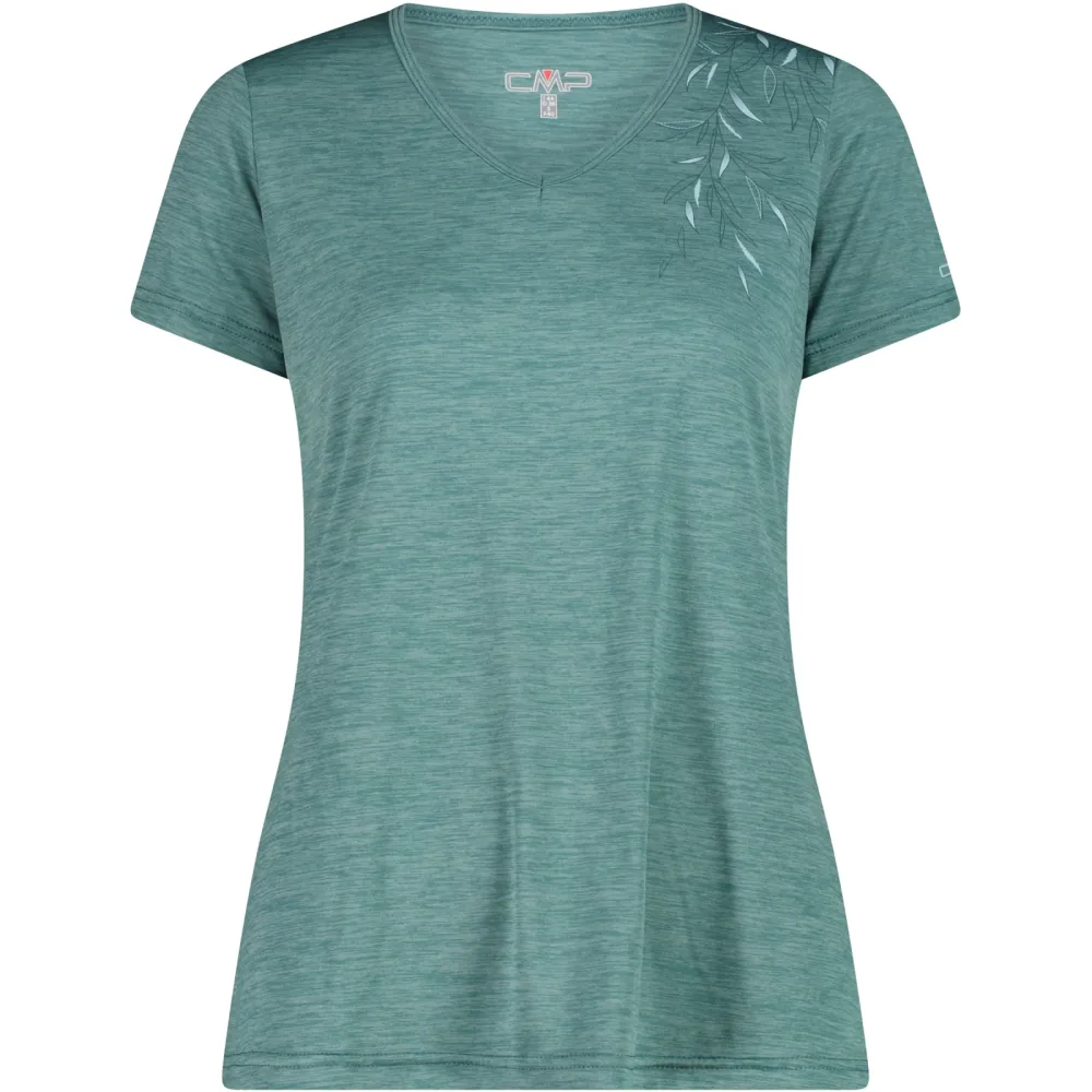 CMP Damen Melange Print T-Shirt