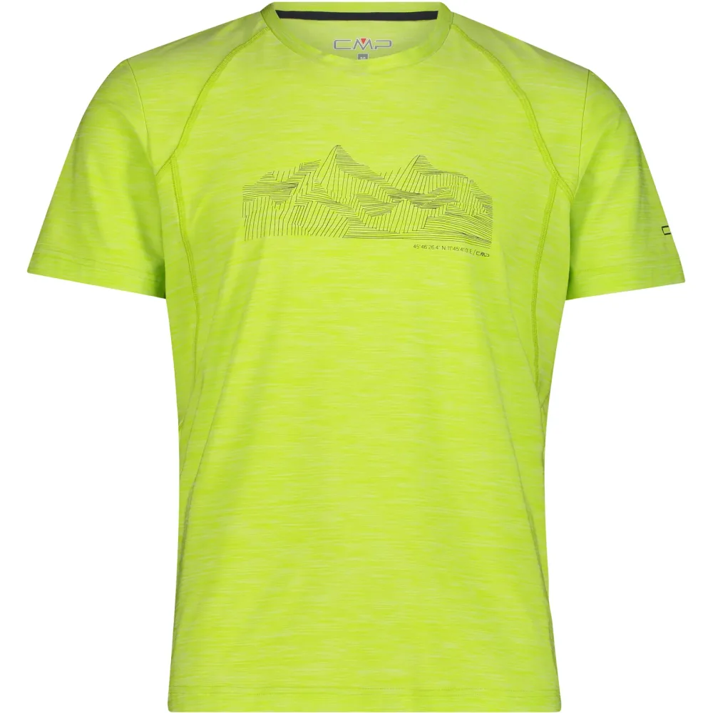CMP Herren Melange Print T-Shirt