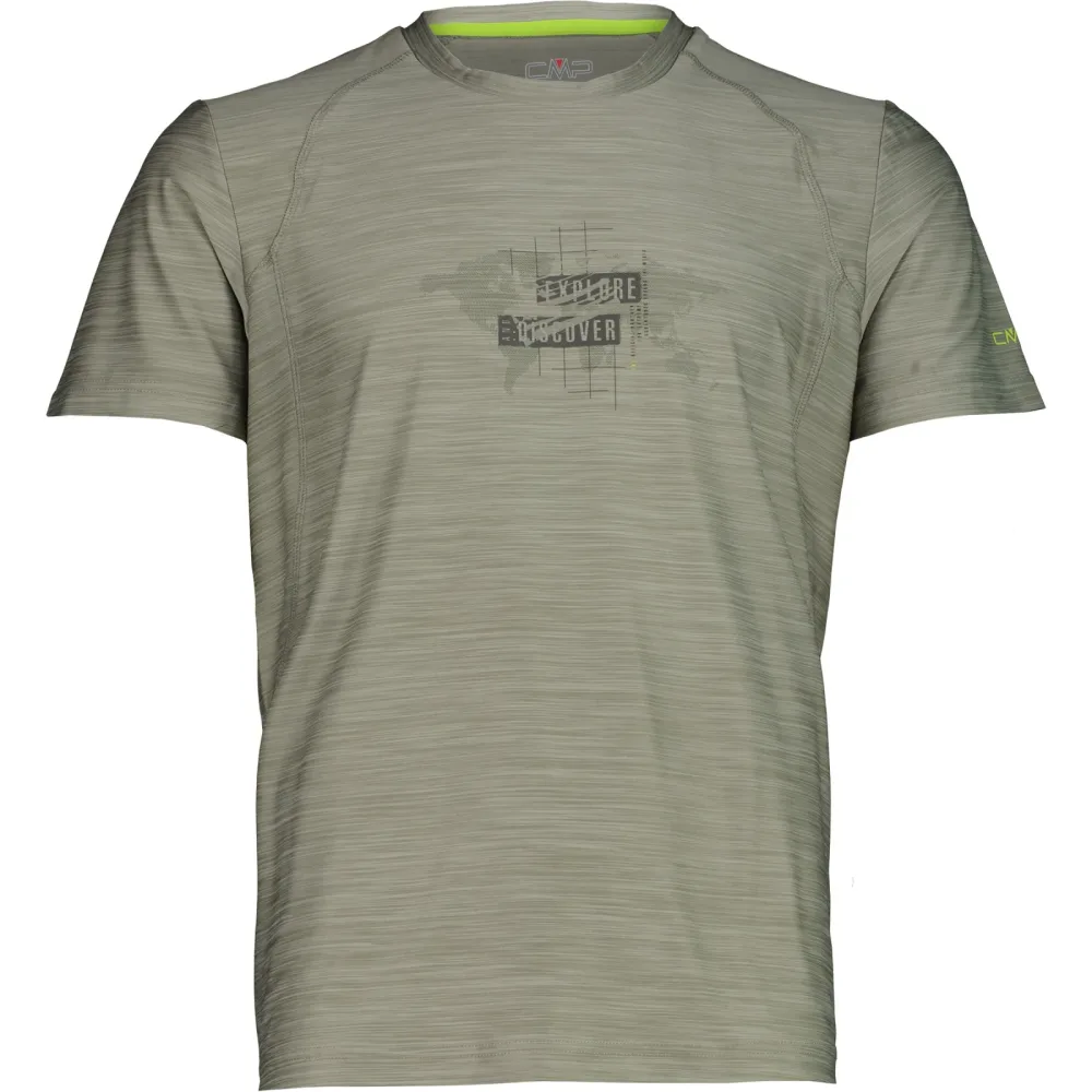 CMP Herren Melange Print T-Shirt