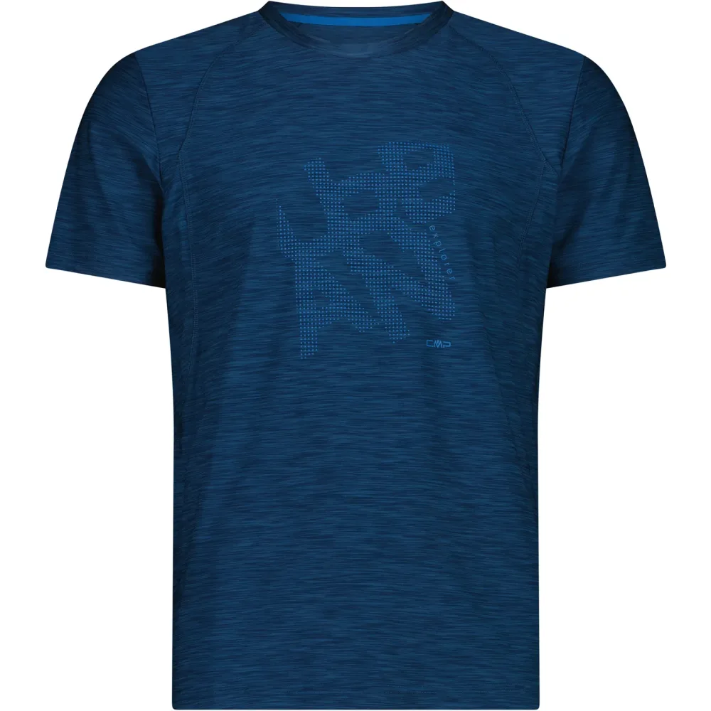 CMP Herren Melange Print T-Shirt