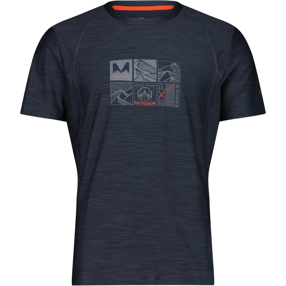 CMP Herren Melange Print T-Shirt