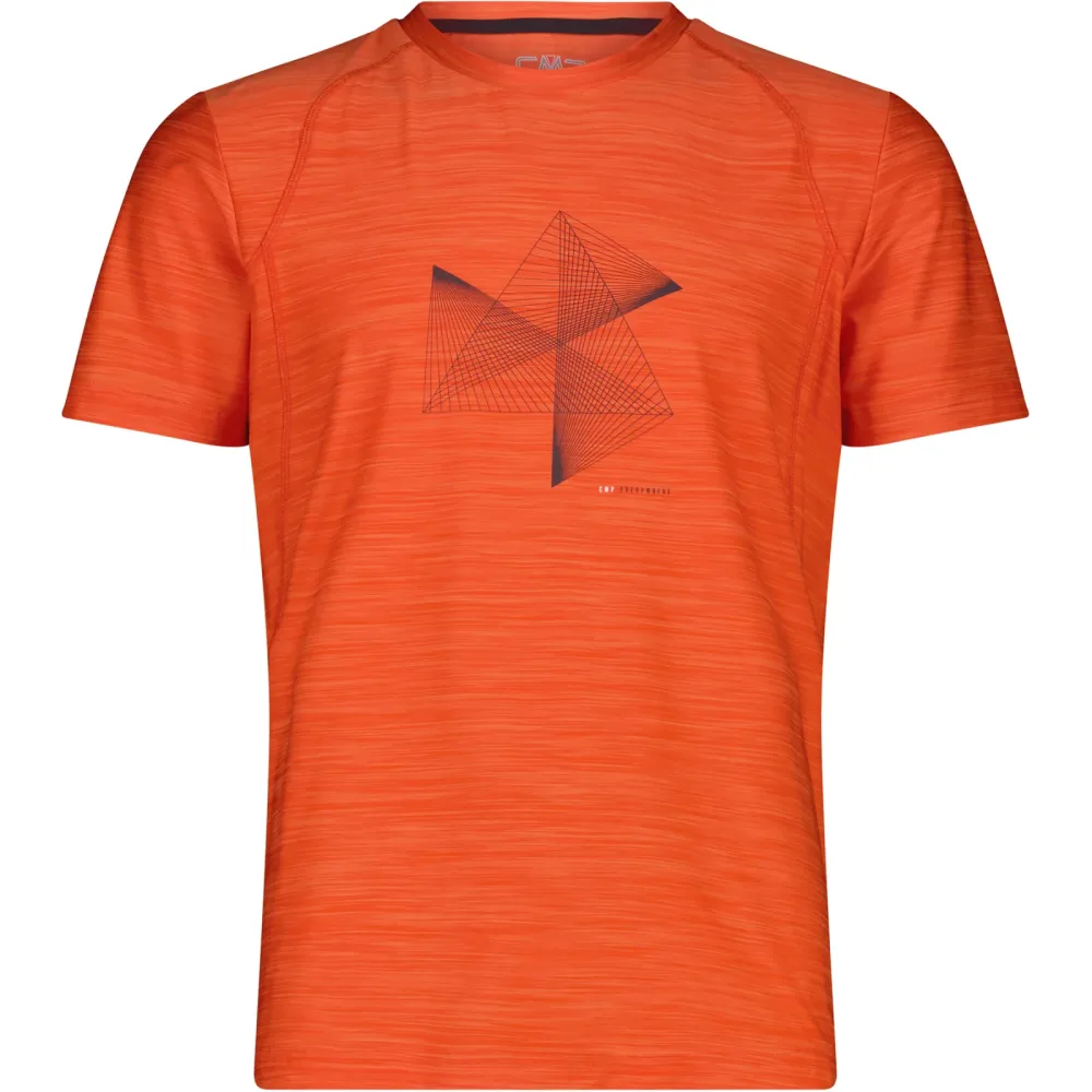 CMP Herren Melange Print T-Shirt