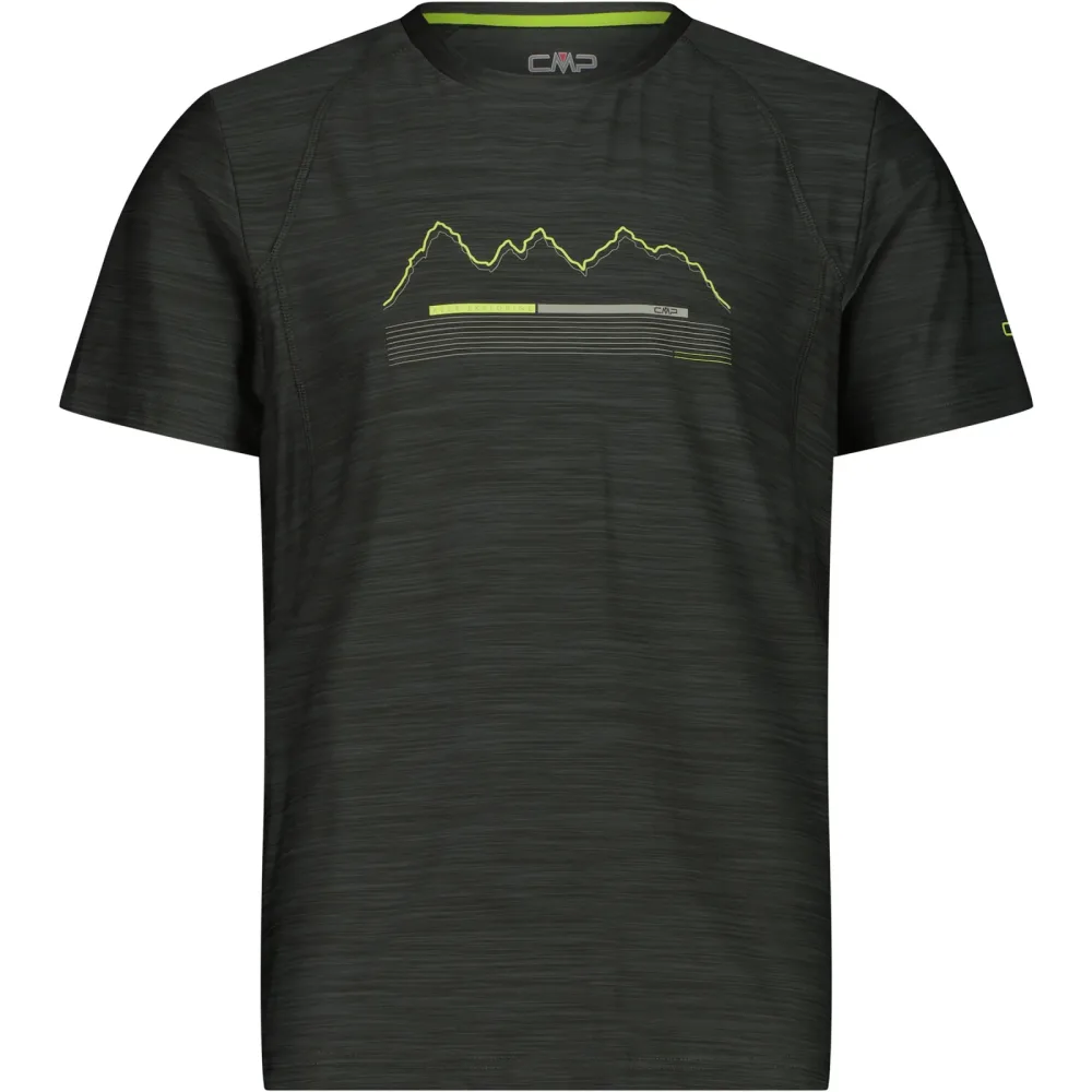 CMP Herren Melange Print T-Shirt