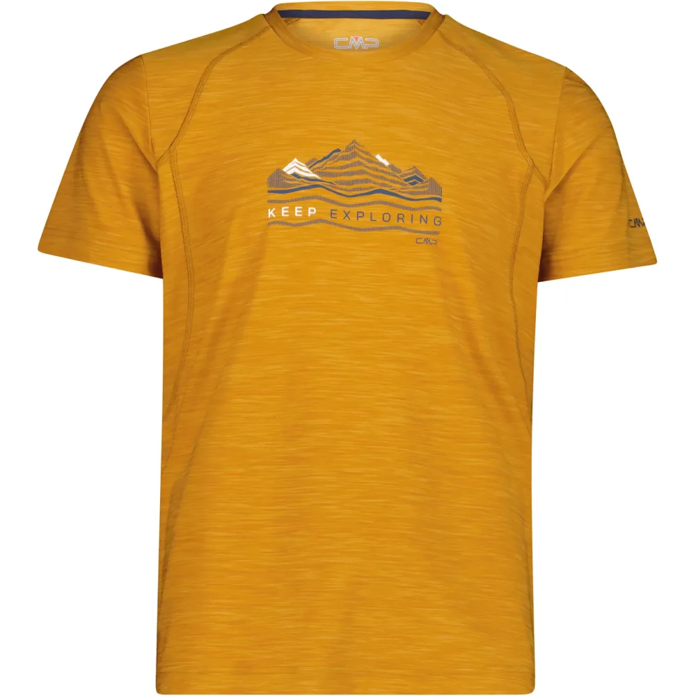 CMP Herren Melange Print T-Shirt