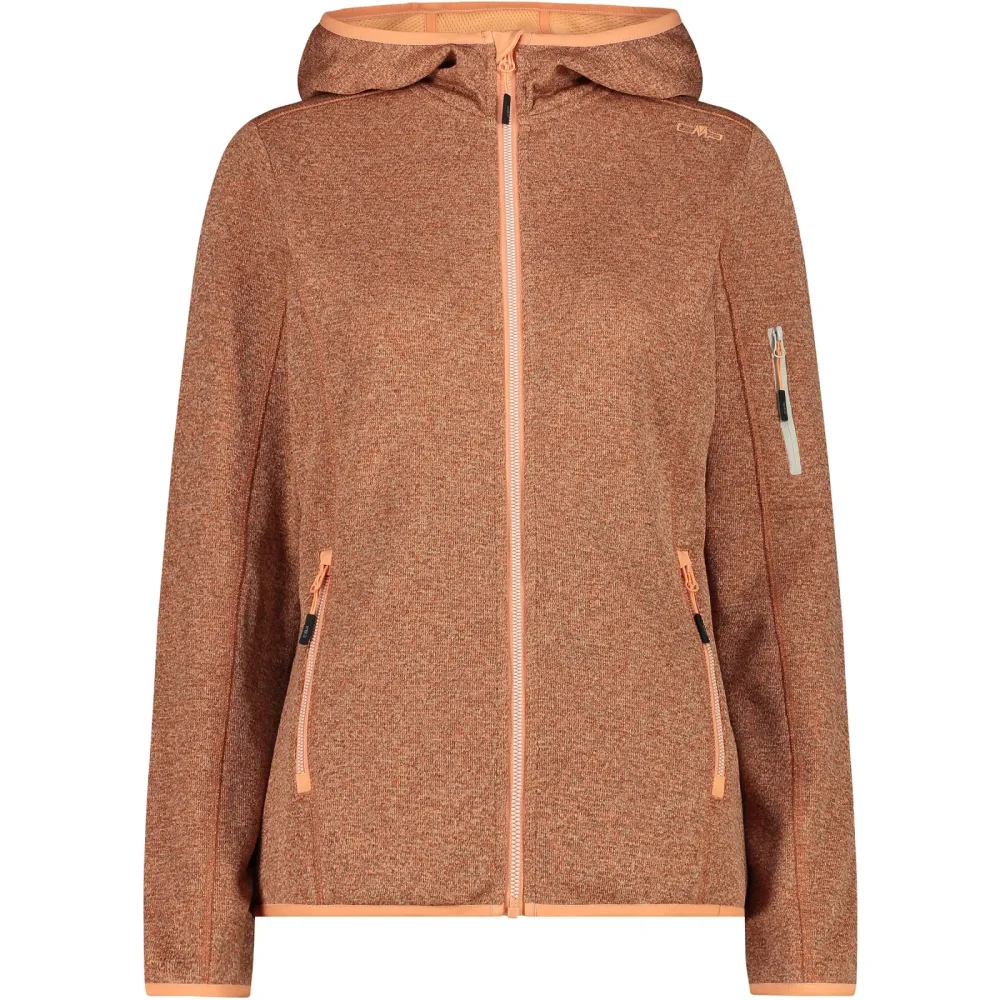 CMP Damen Knitted Hoodie Jacke