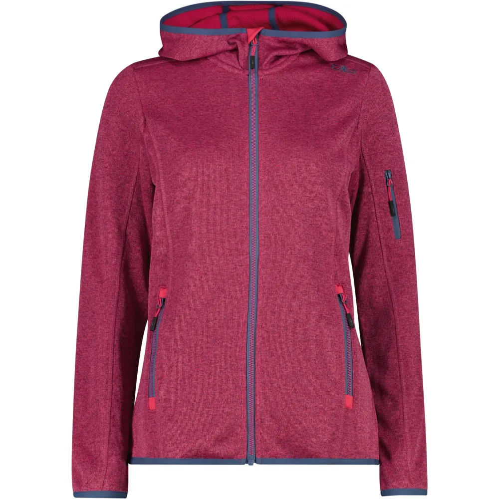 CMP Damen Knitted Hoodie Jacke