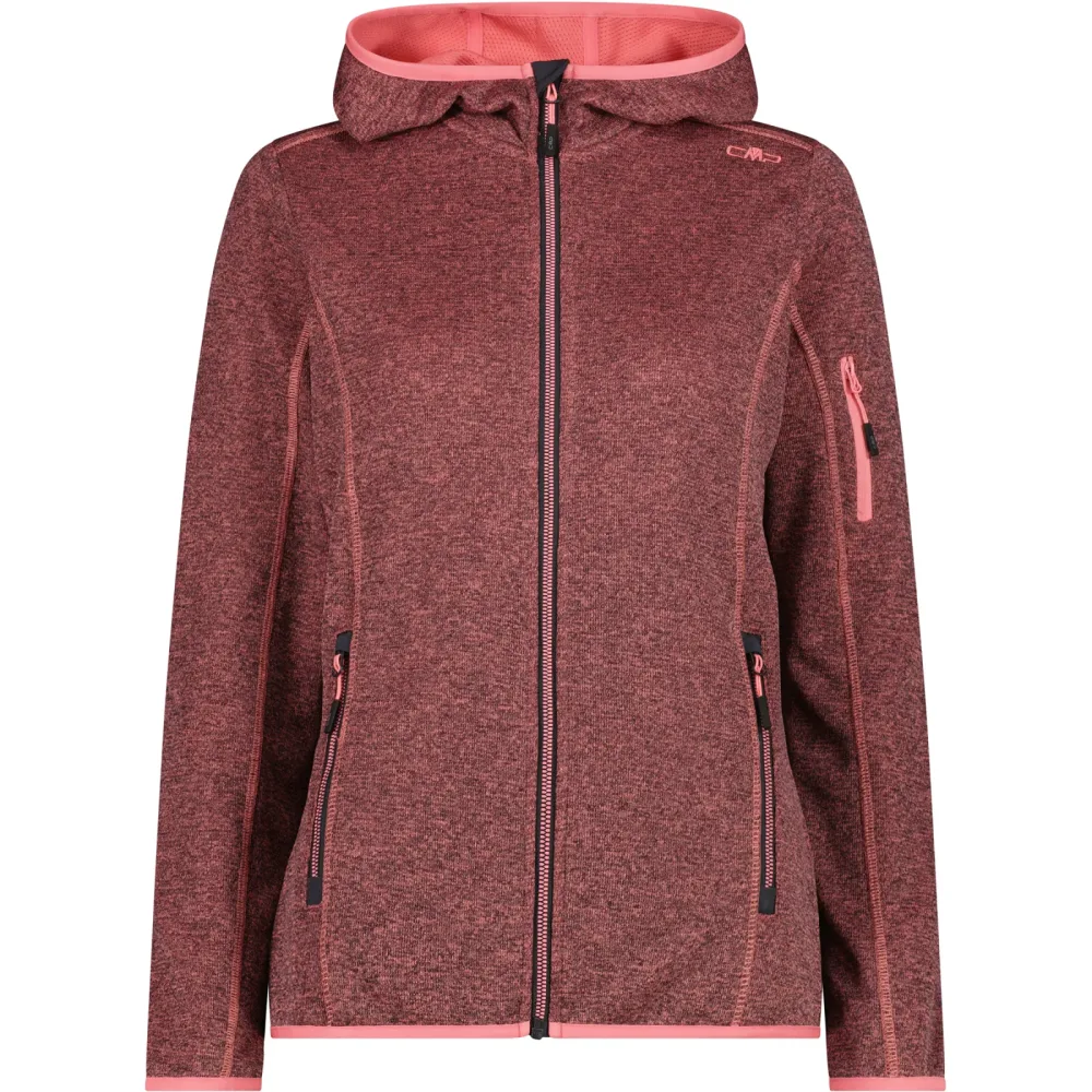 CMP Damen Knitted Hoodie Jacke