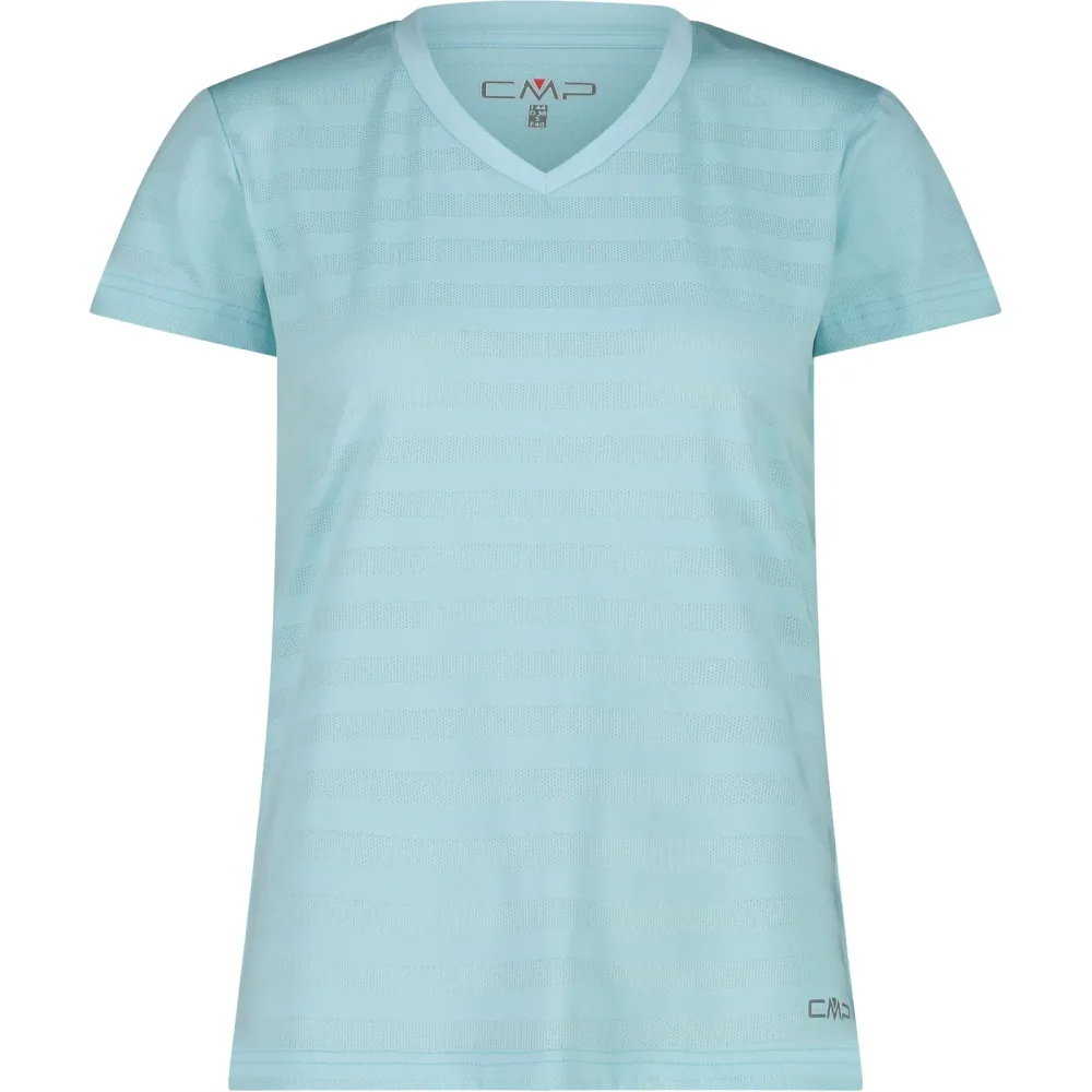 CMP Damen Striped Mesh T-Shirt