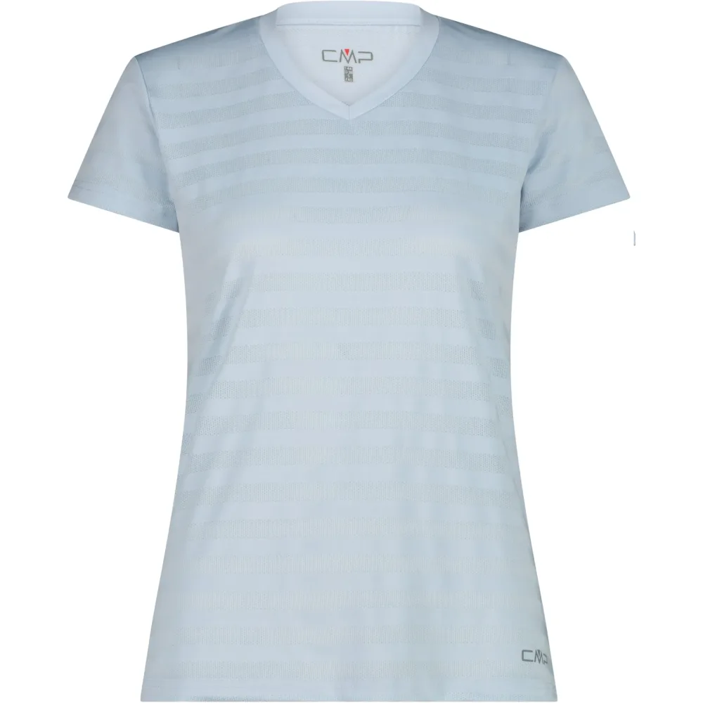 CMP Damen Striped Mesh T-Shirt