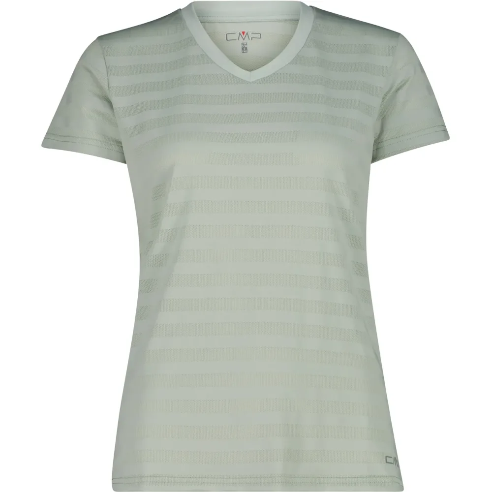 CMP Damen Striped Mesh T-Shirt