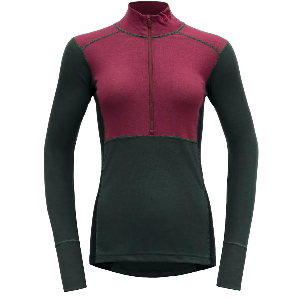 Devold Damen Lauparen Merino 190 Zip Neck Longsleeve
