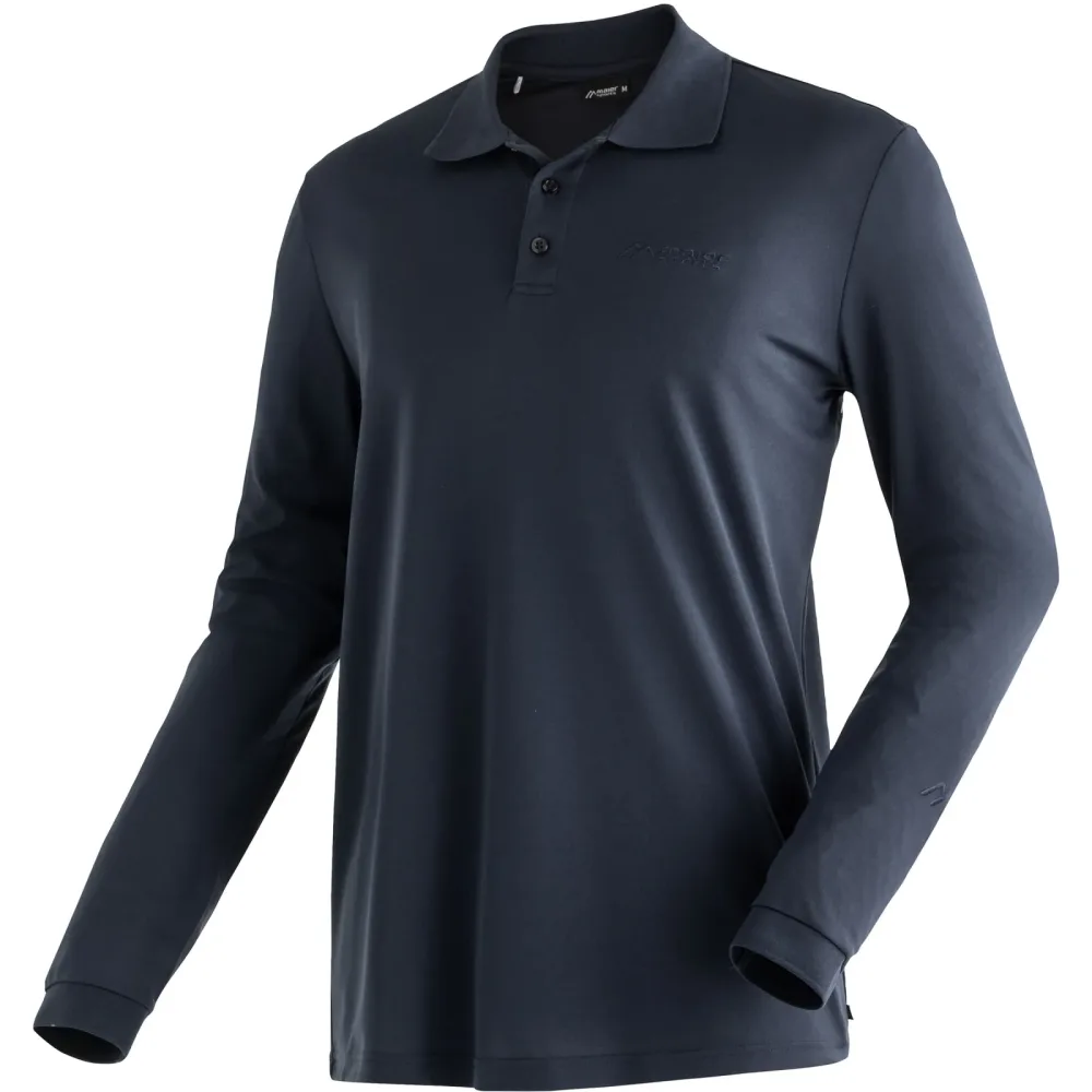 Maier Sports Herren Ulrich Polo Longsleeve