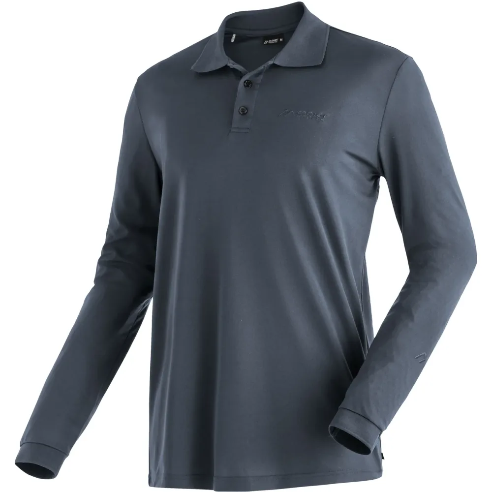 Maier Sports Herren Ulrich Polo Longsleeve