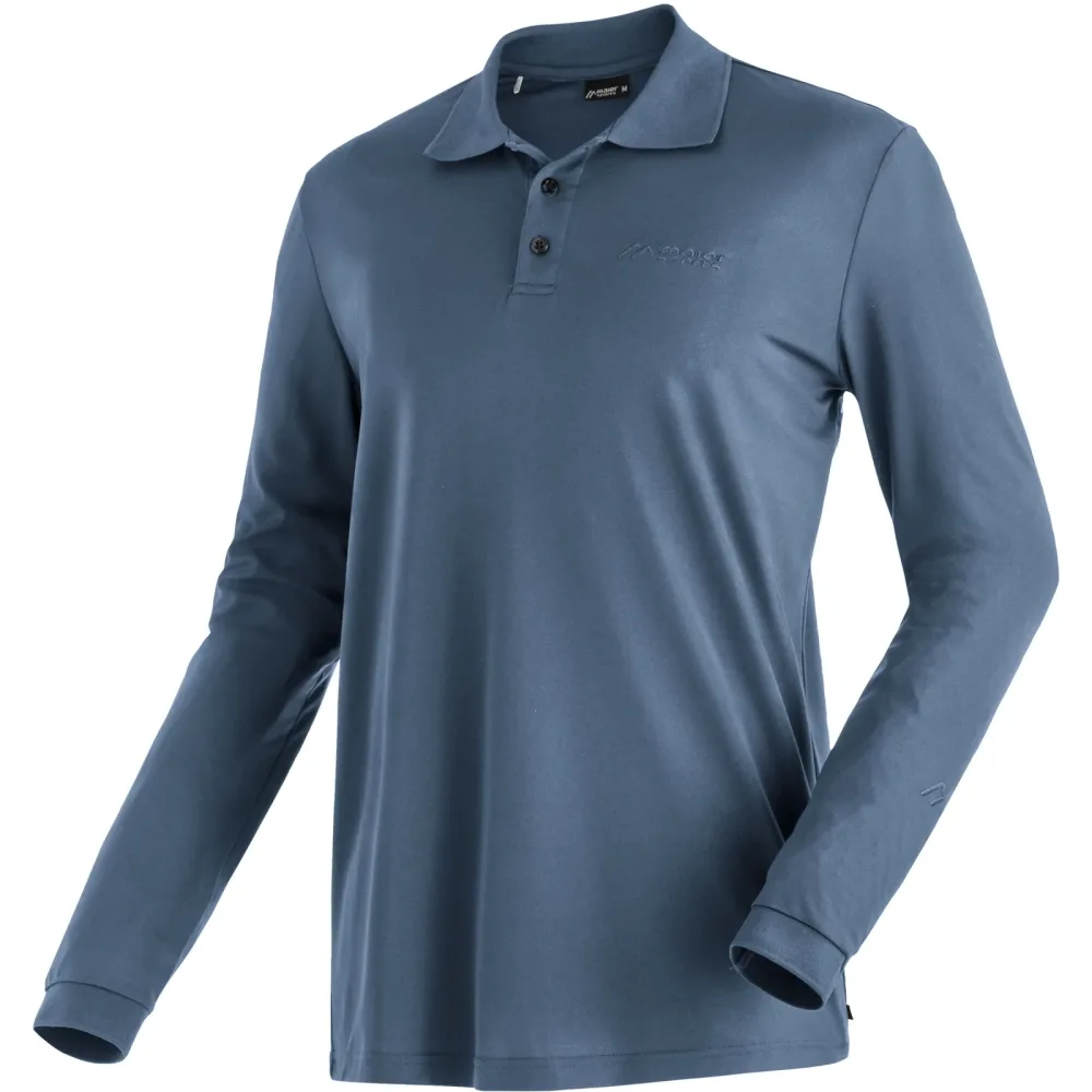 Maier Sports Herren Ulrich Polo Longsleeve