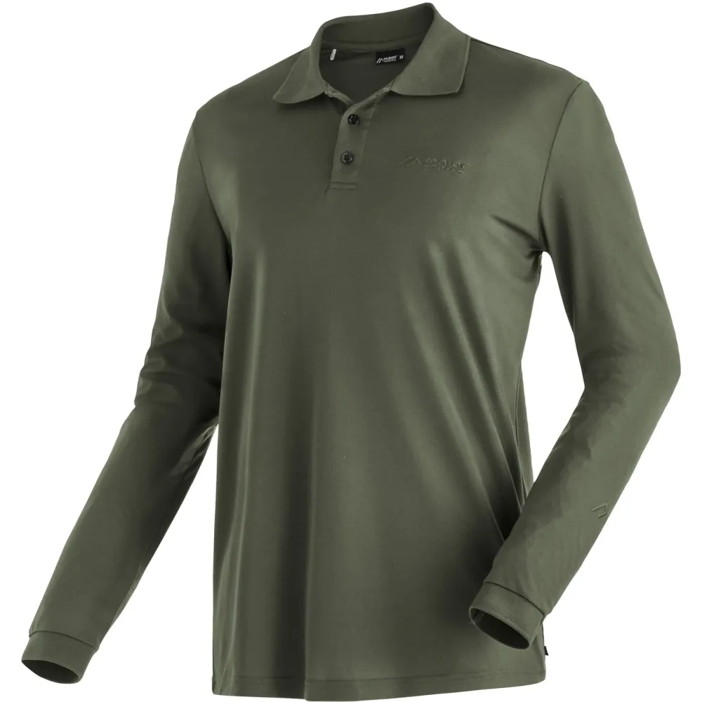 Maier Sports Herren Ulrich Polo Longsleeve