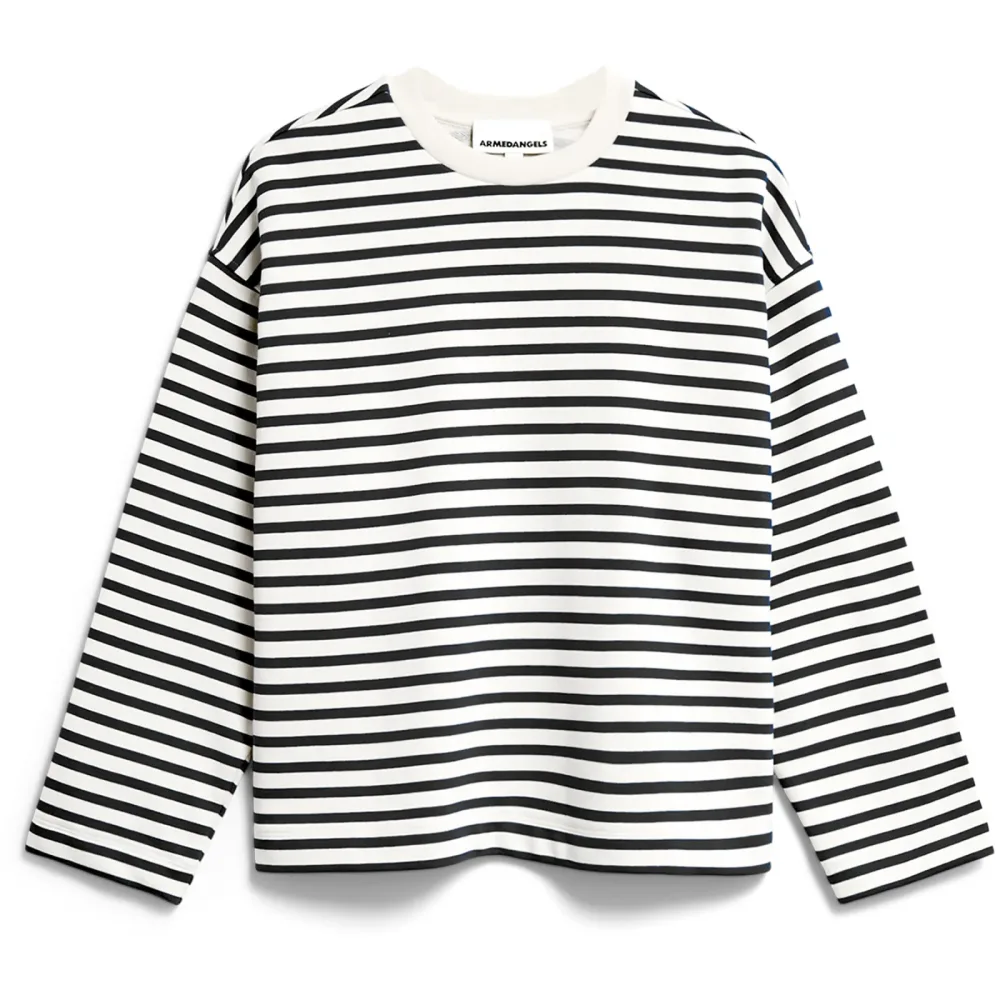 Armedangels Damen Frankaa Maarlen Stripe Pullover