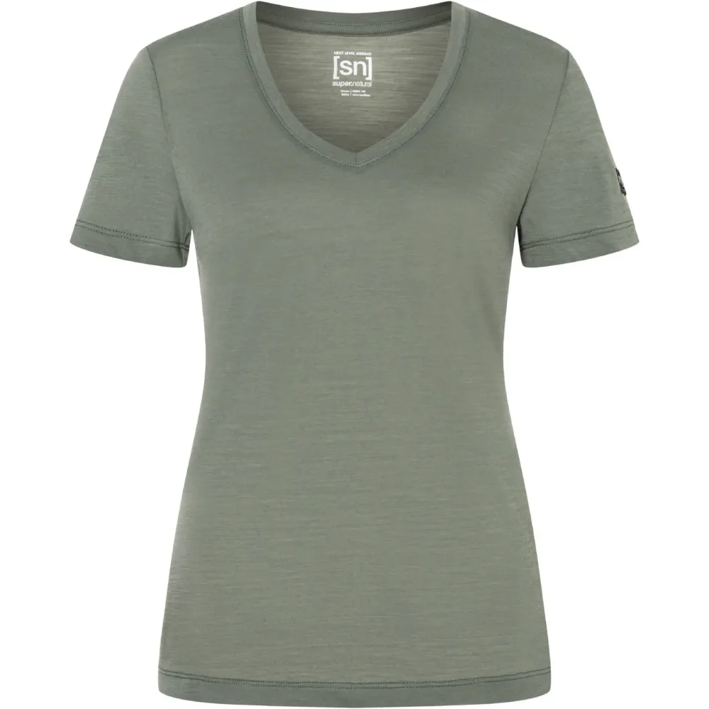 Super.Natural Damen Sierra140 V Neck T-Shirt