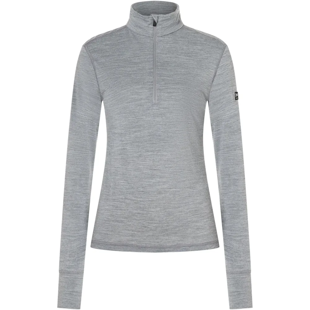 Super.Natural Damen Tundra175 Zip 1/4 Longsleeve