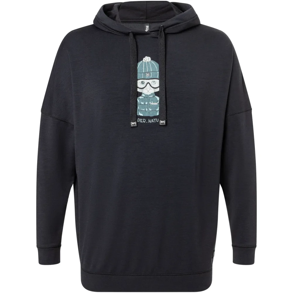 Super.Natural Damen Snow Cat Hoodie
