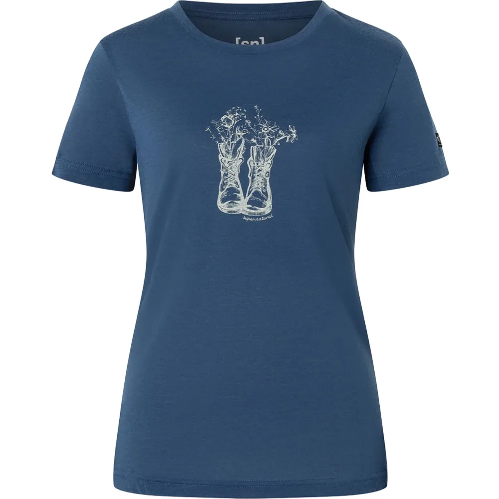 Super.Natural Damen Flower Boots T-Shirt