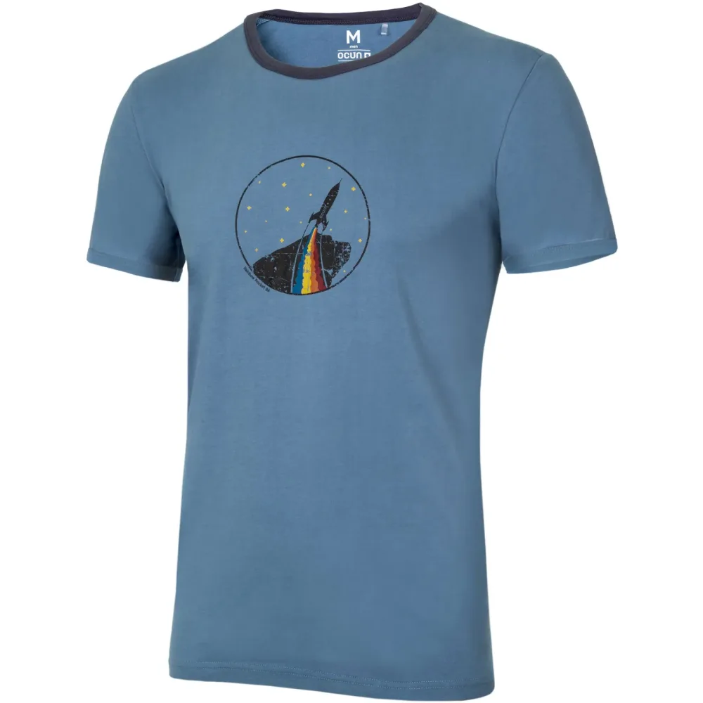 Ocun Herren Classic Organic Rainbow Rocket T-Shirt