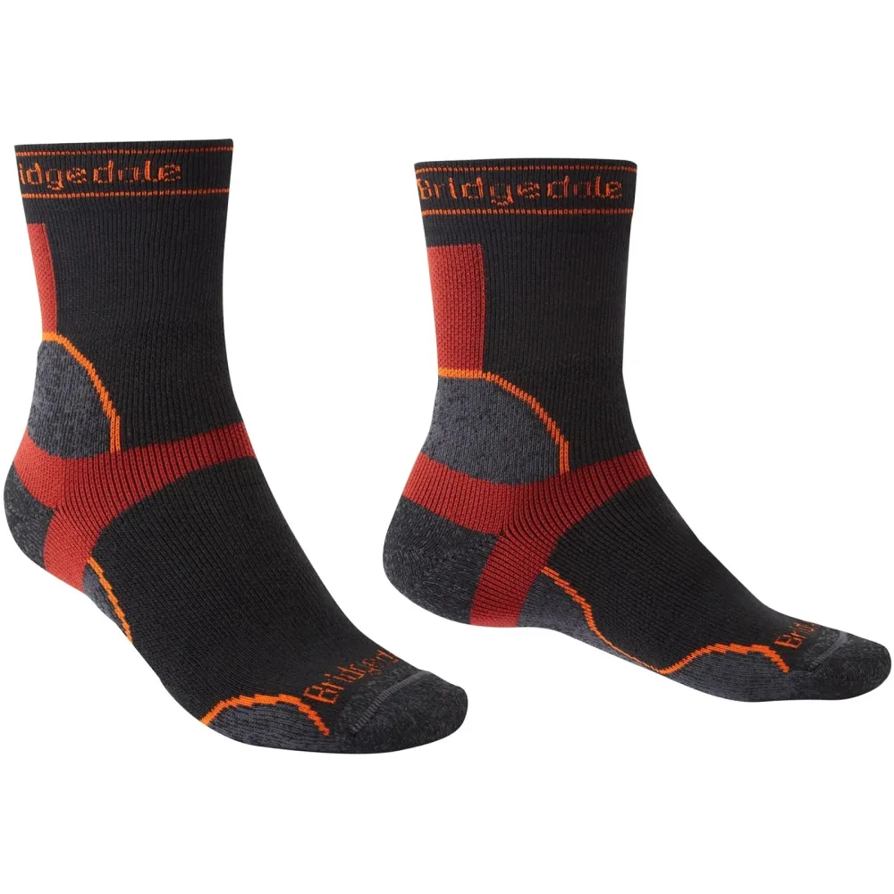 Bridgedale Herren Trail Run Midweight T2 Merino Crew Socken