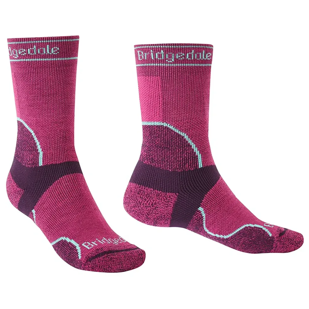Bridgedale Damen Trail Run Midweight T2 Merino Crew Socken