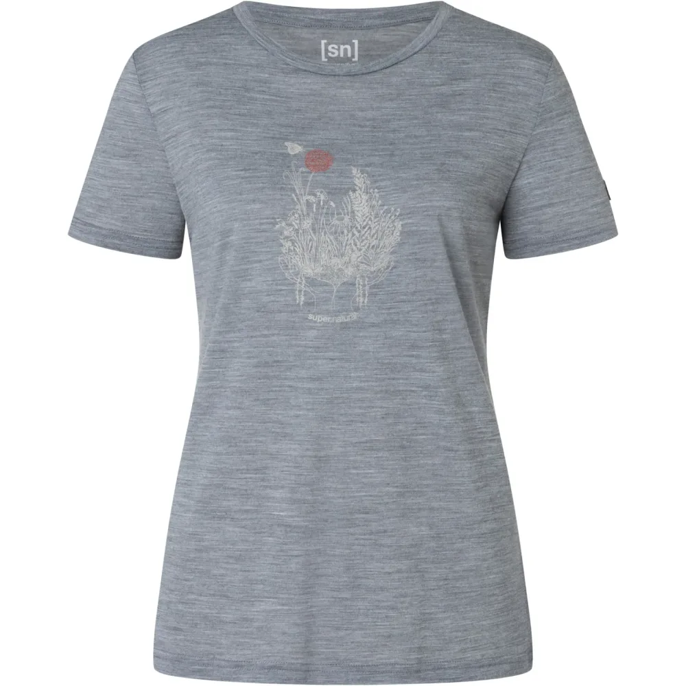 Super.Natural Damen Flowerhands T-Shirt