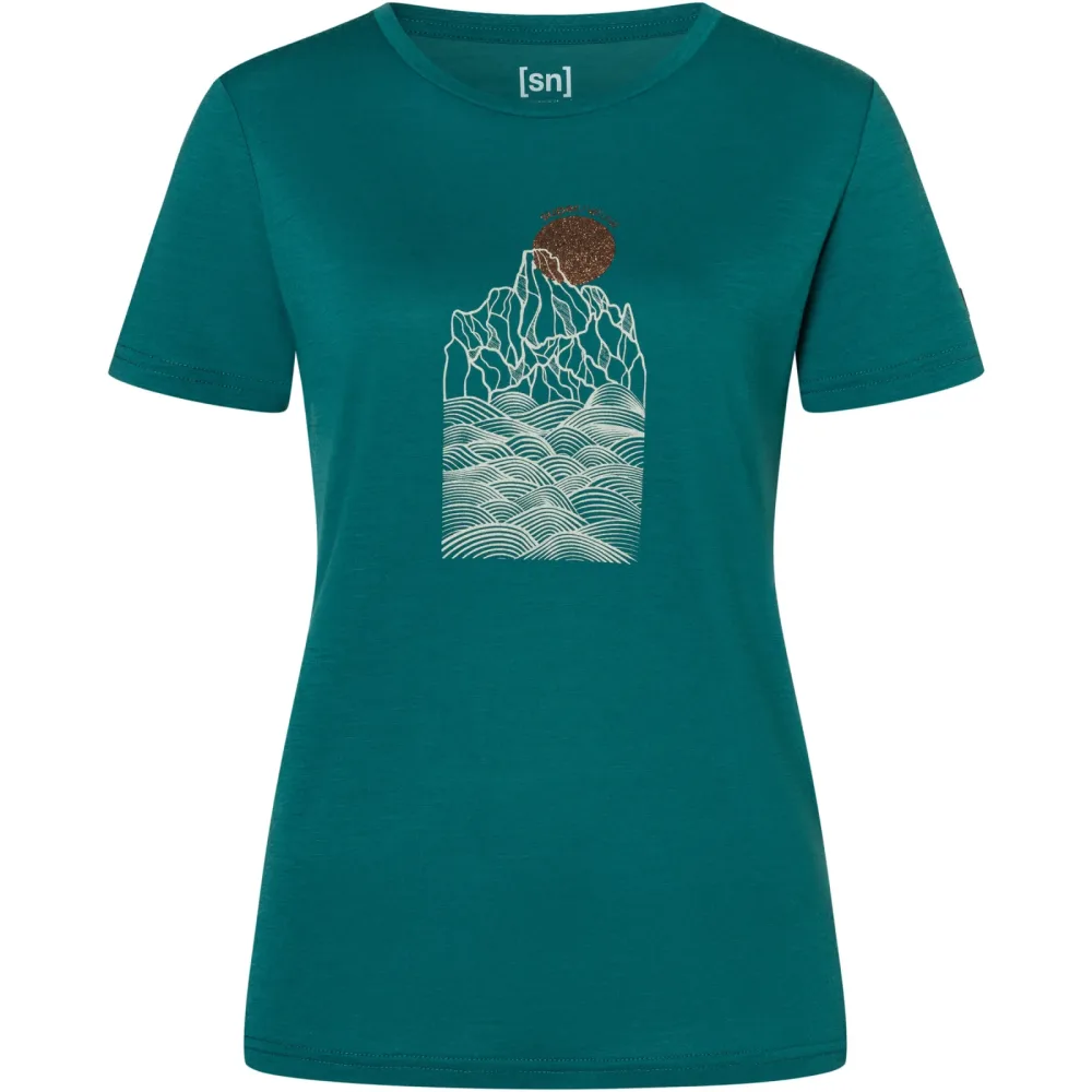 Super.Natural Damen Preikestolen Cliffs T-Shirt