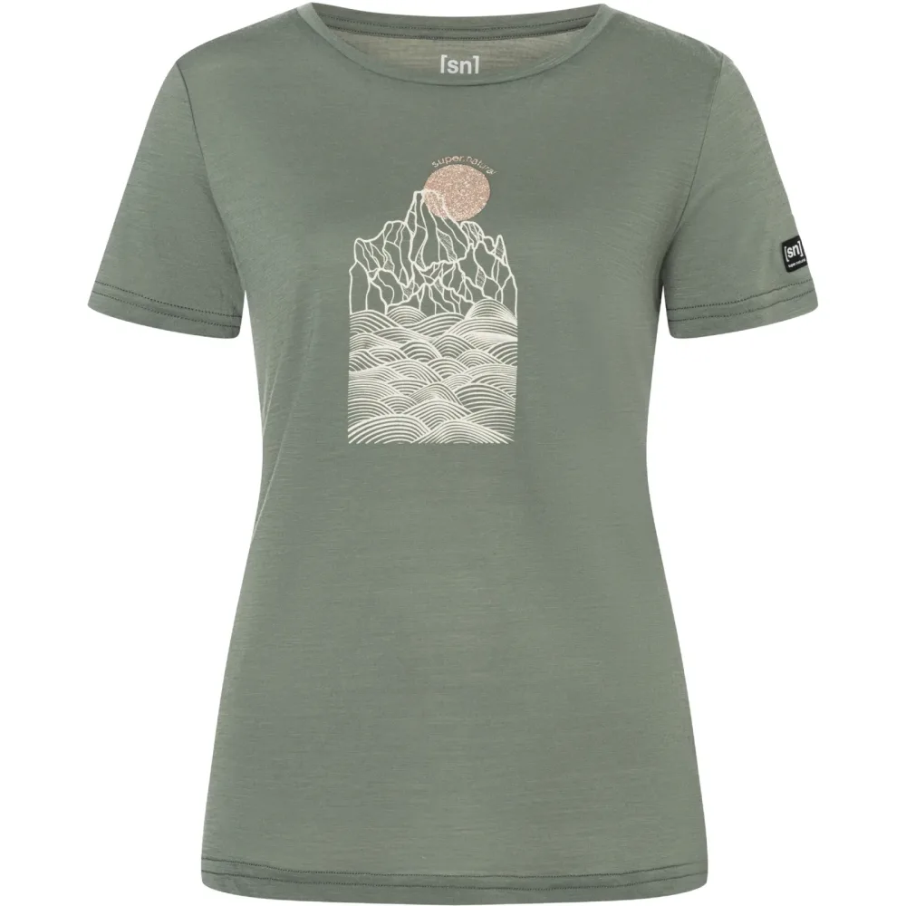 Super.Natural Damen Preikestolen Cliffs T-Shirt