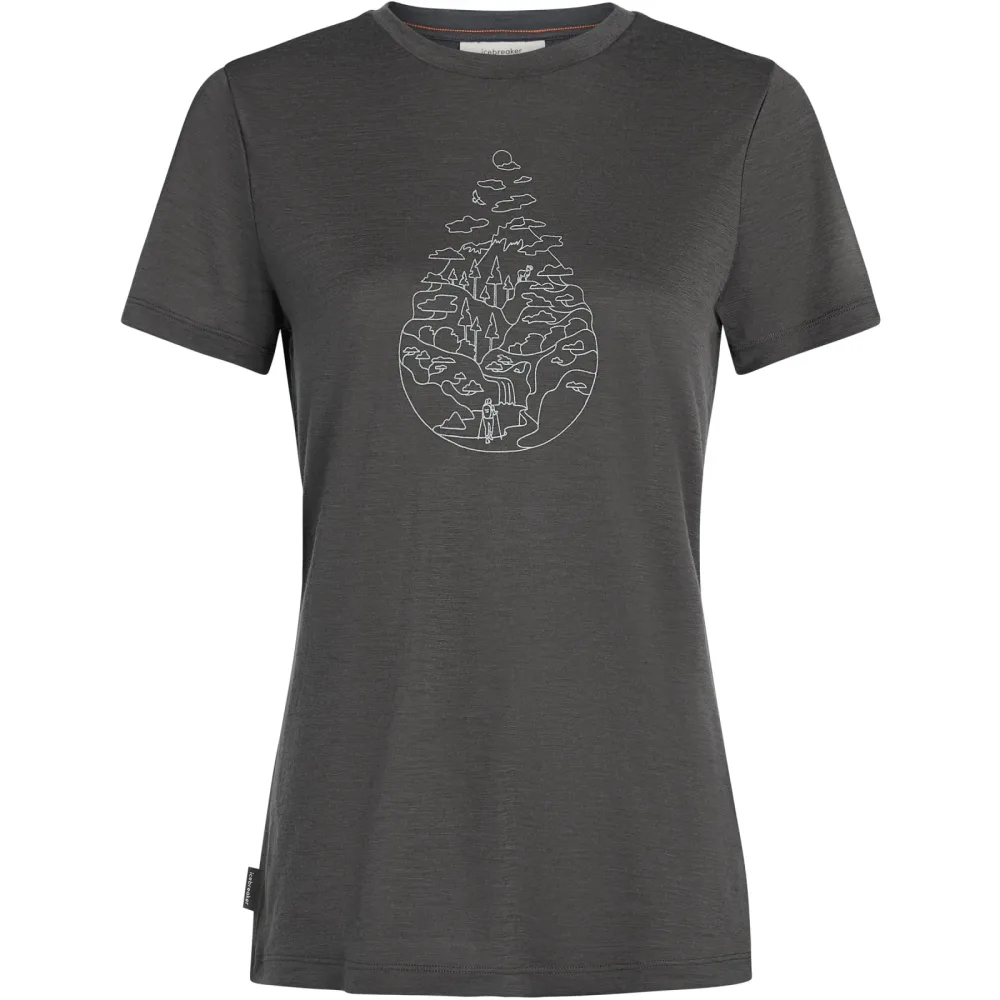 Icebreaker Damen Tech Lite III Hike Path T-Shirt